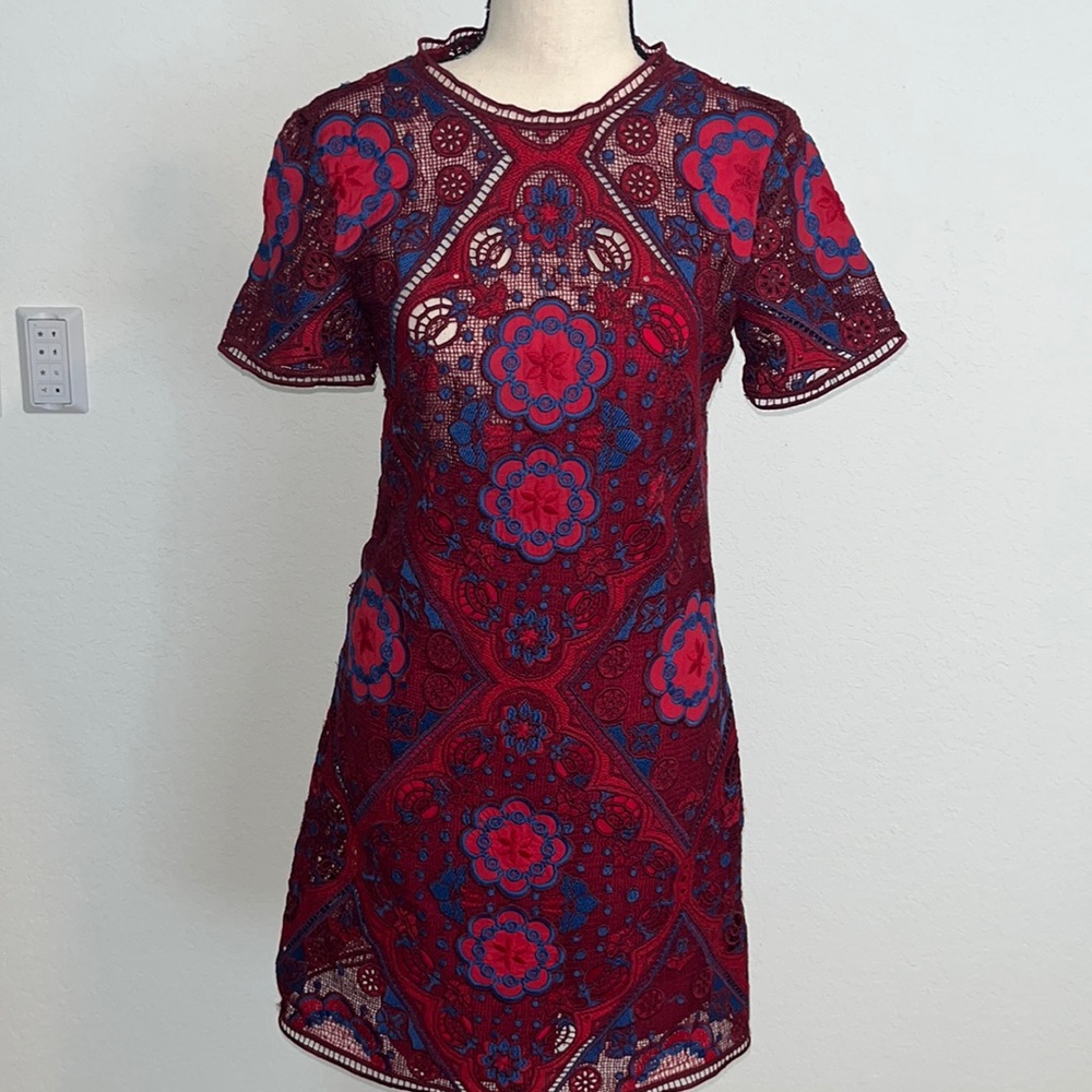 Sandro fitted lace dress